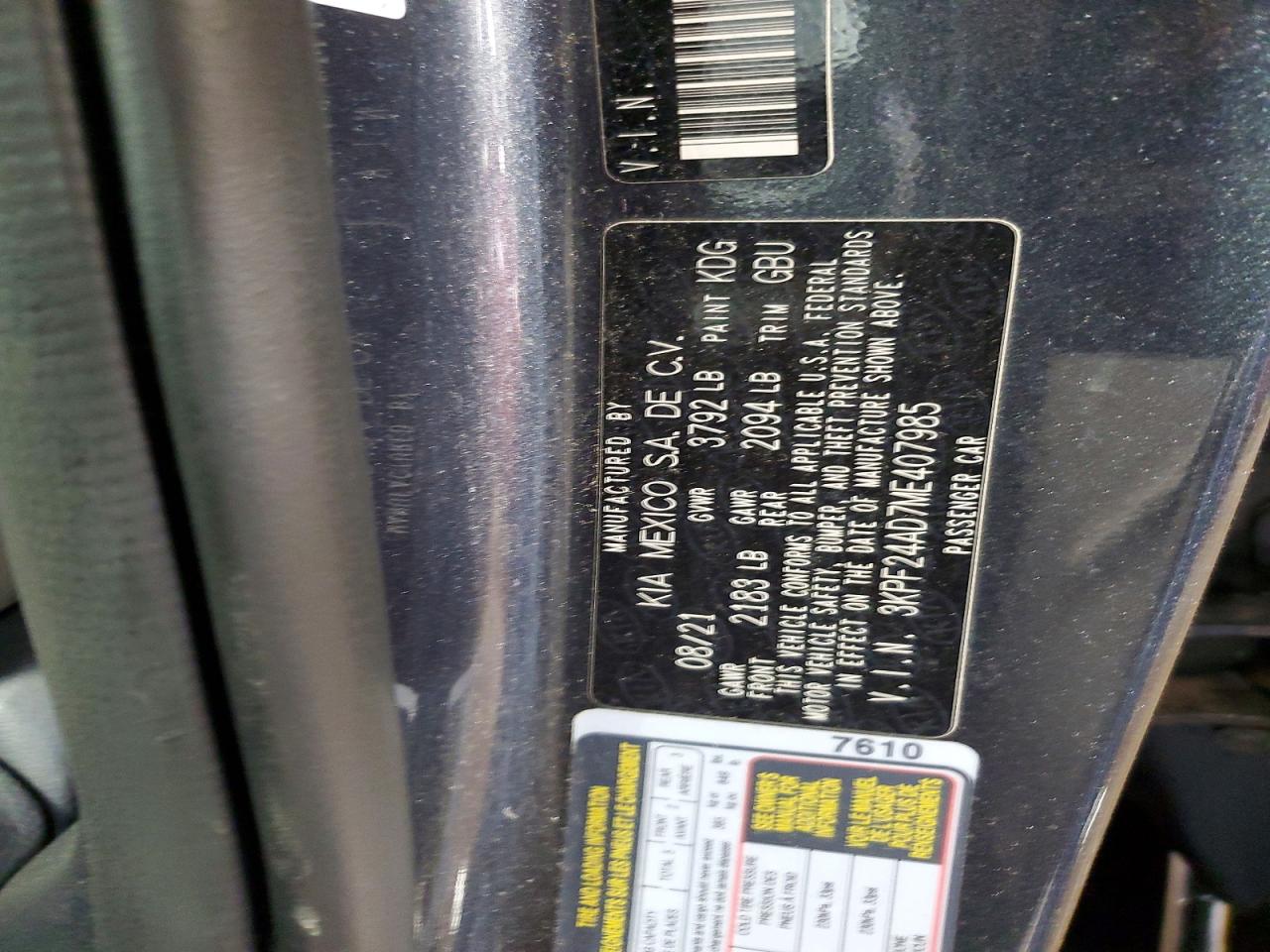 Kia Forte Lxs