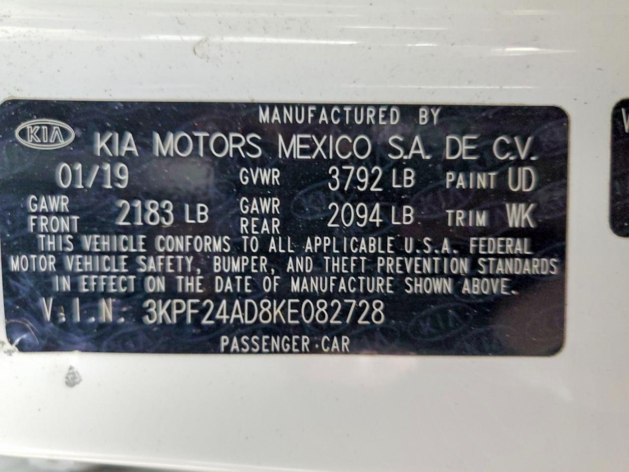 Kia Forte Lxs