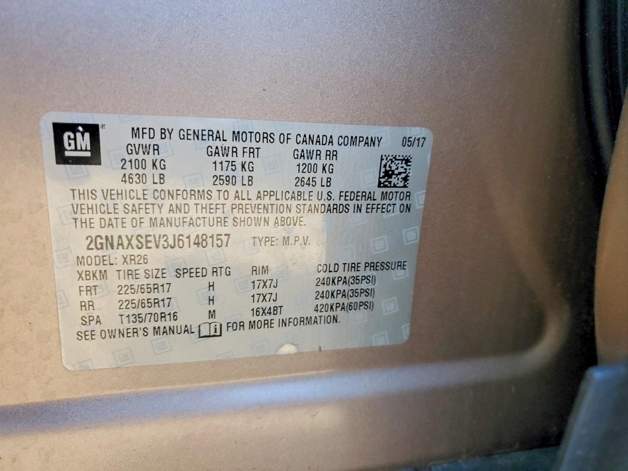 Chevrolet Equinox Lt