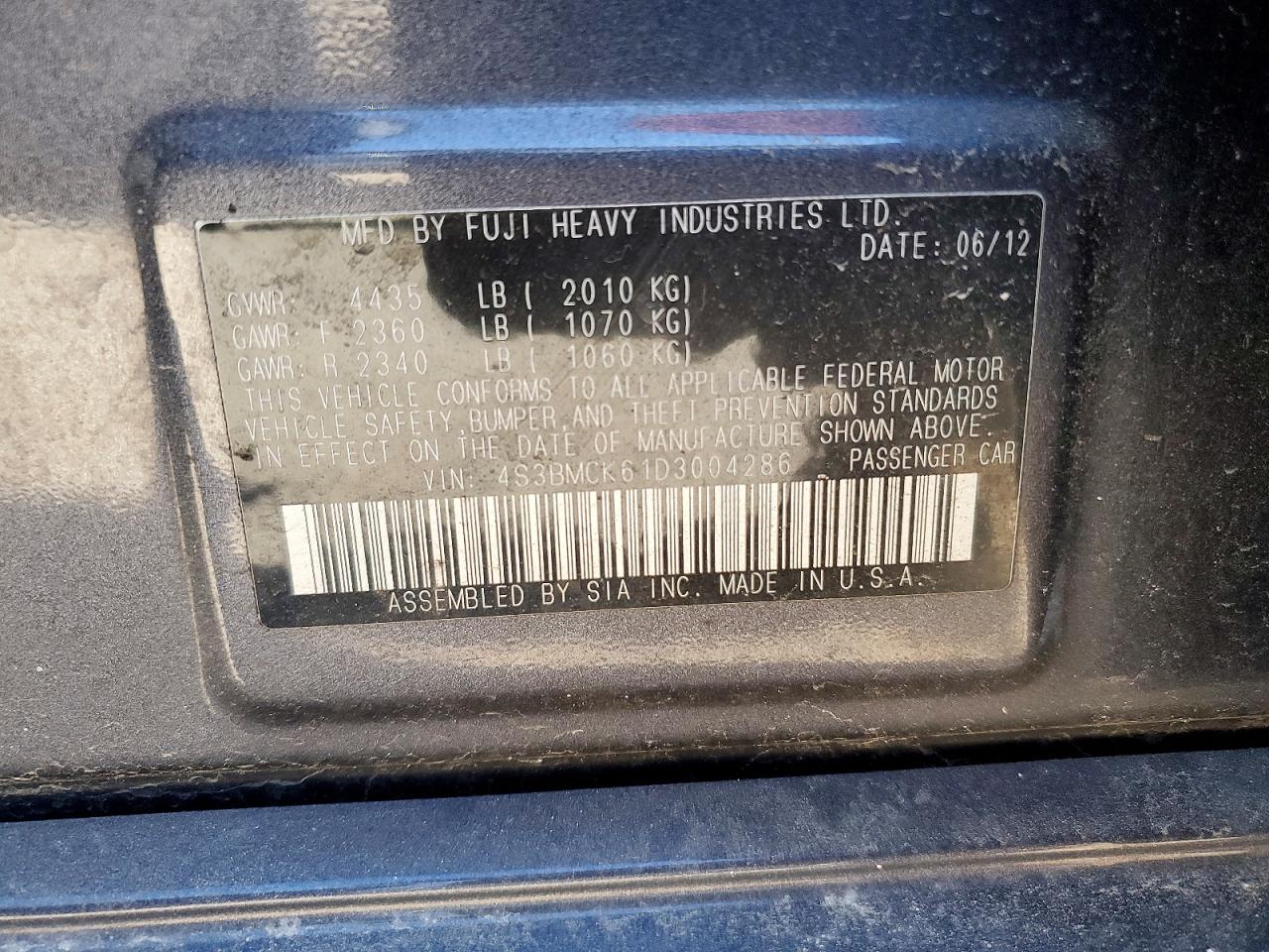 Subaru Legacy 2.5i Limited