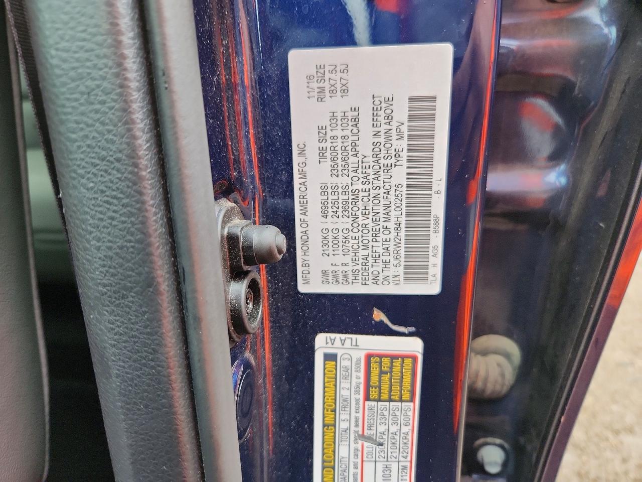 Honda Crv Exl