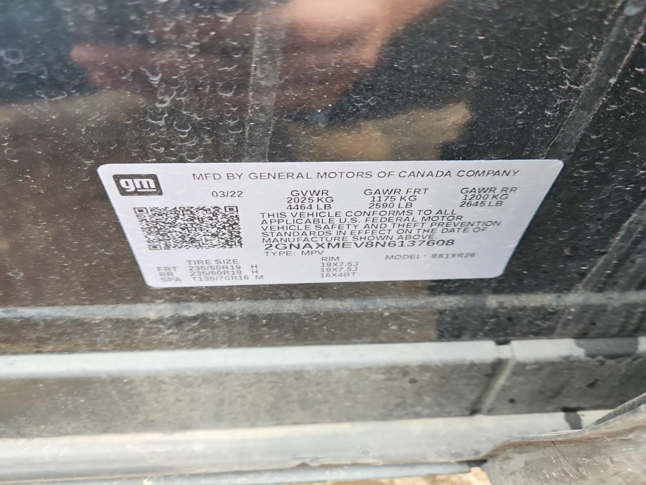 Chevrolet Equinox Rs