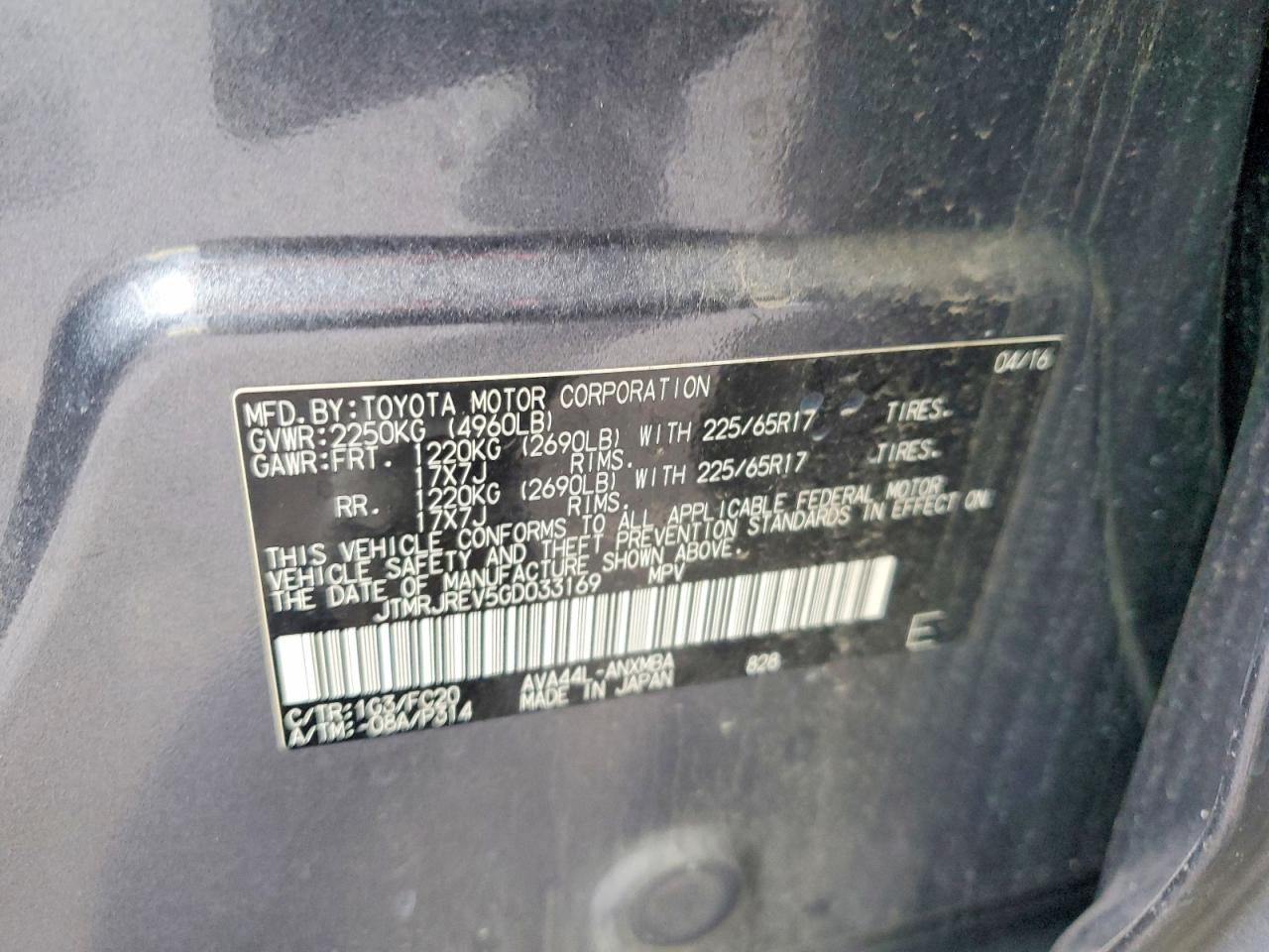 Toyota RAV4 Xle