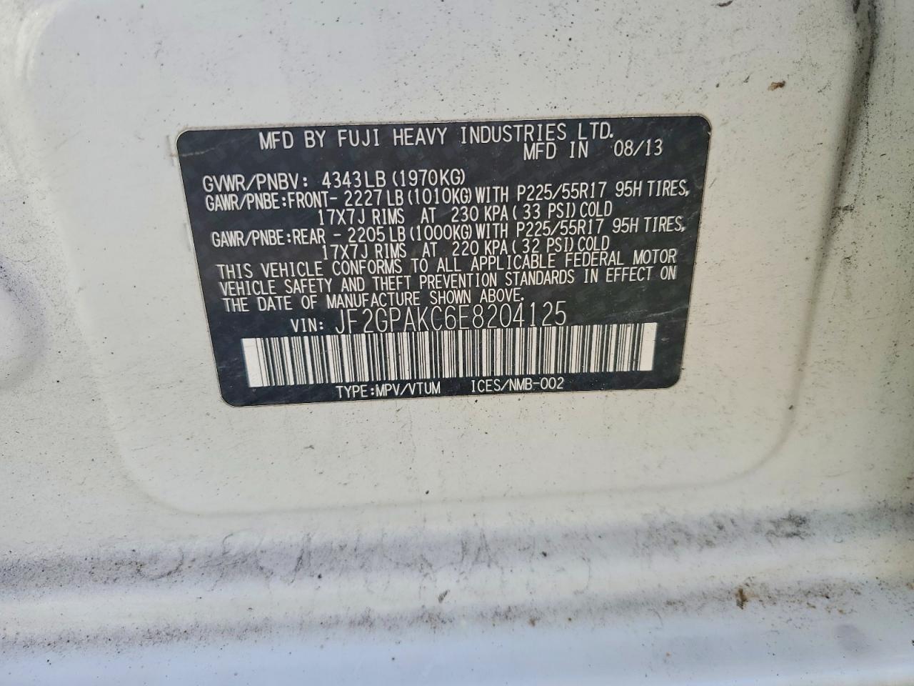 Subaru Xv 2.0 Limited