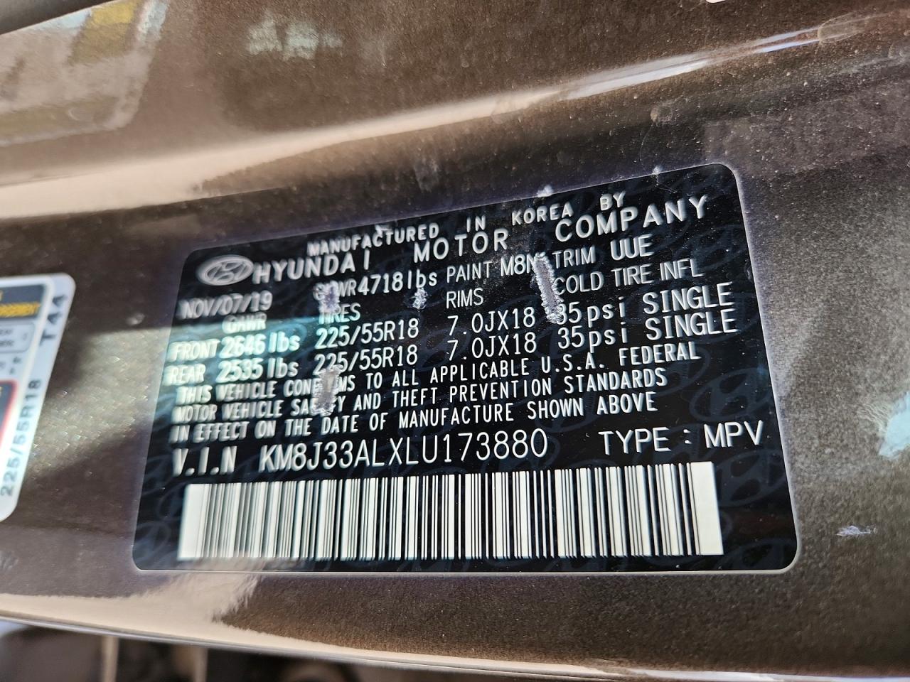 Hyundai TUCSON Sel