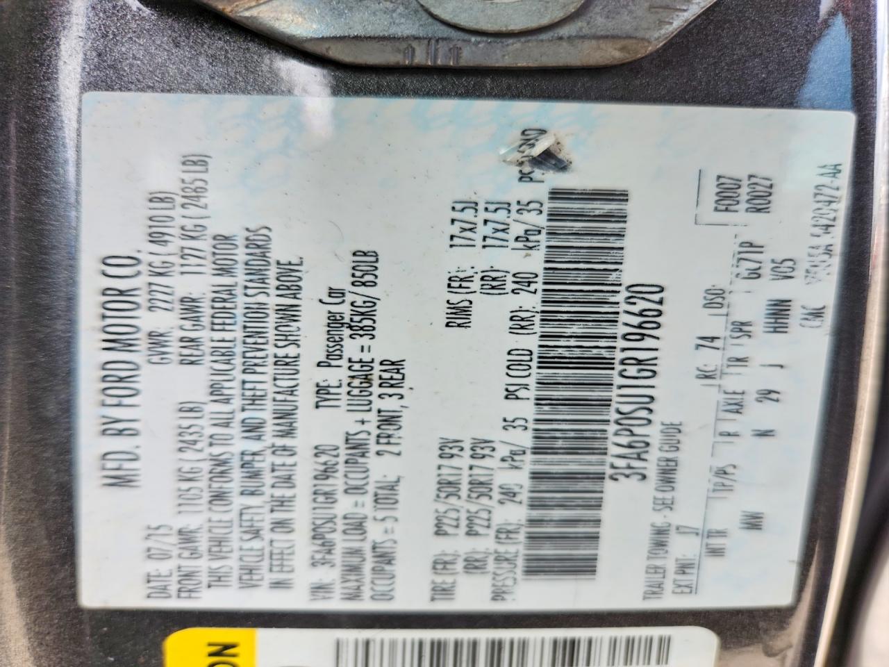 Ford Fusion Titanium Phev