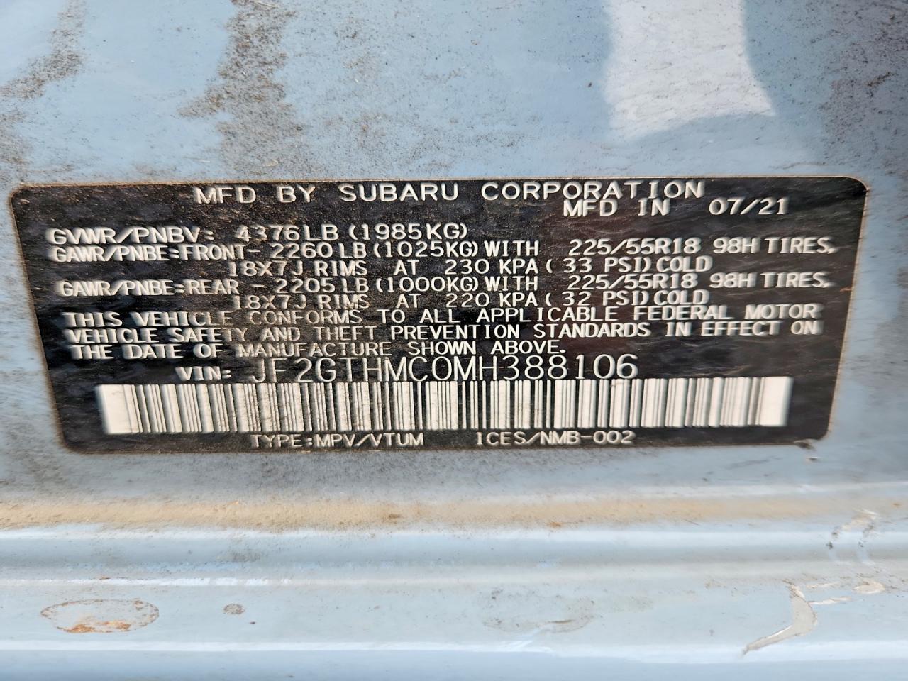 Subaru Crosstrek Limited