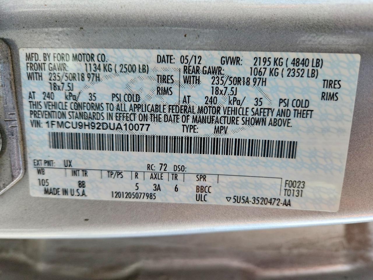Ford Escape Sel