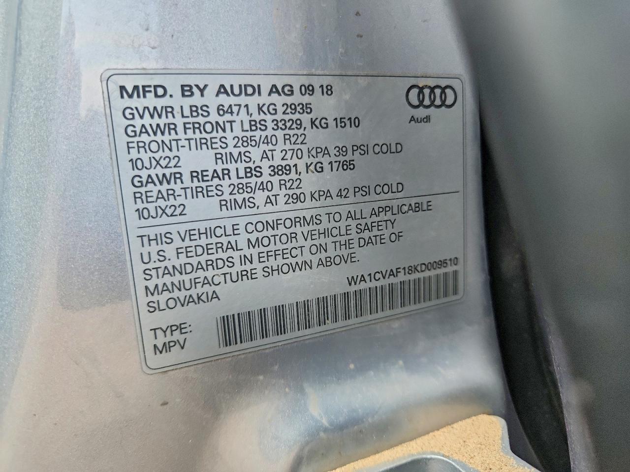 Audi Q8 Prestige