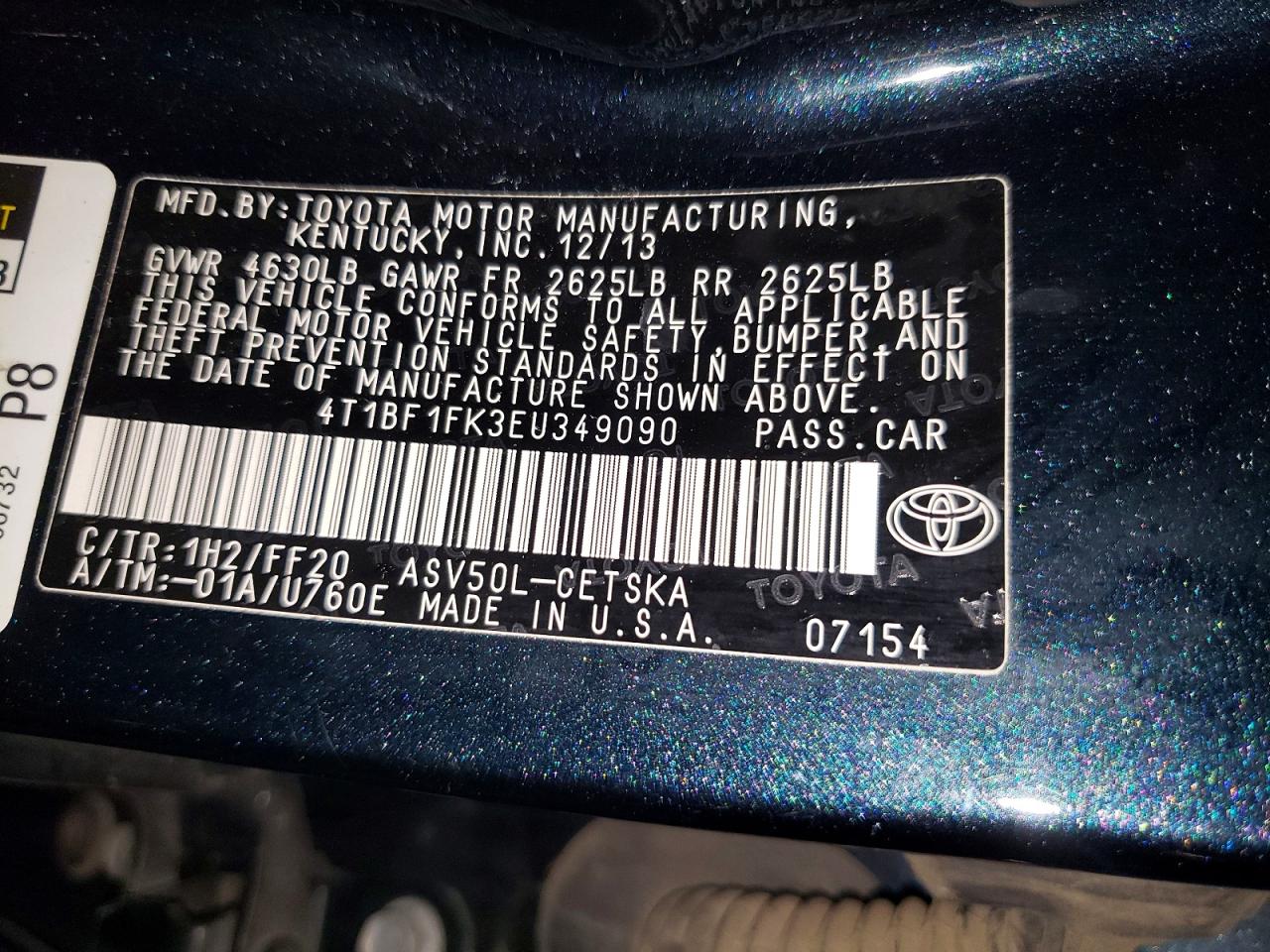 Toyota Camry Se Sport