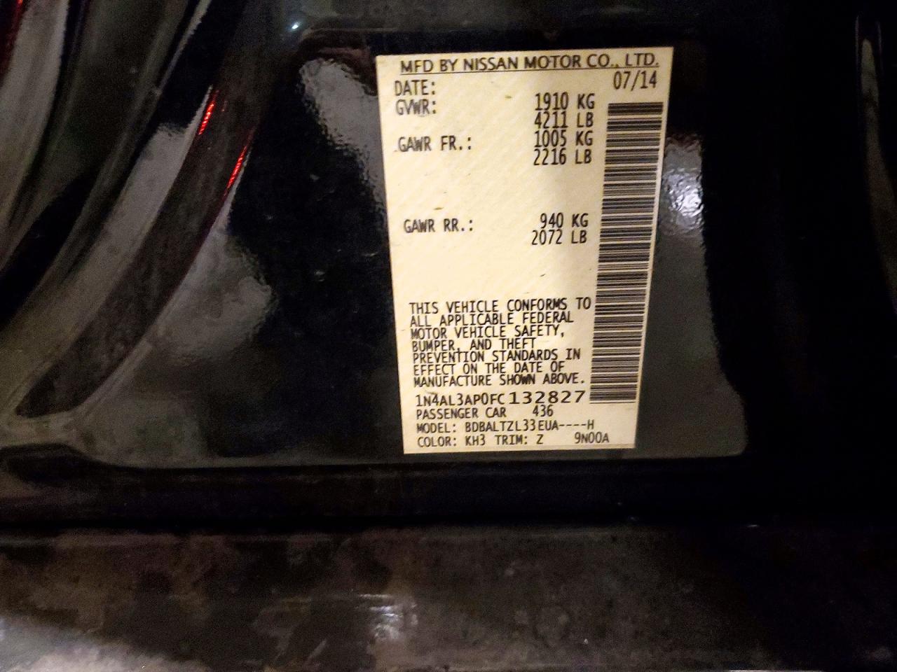 Nissan Altima 2.5 Sl