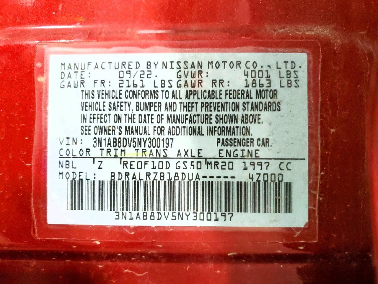 Nissan Sentra Sr