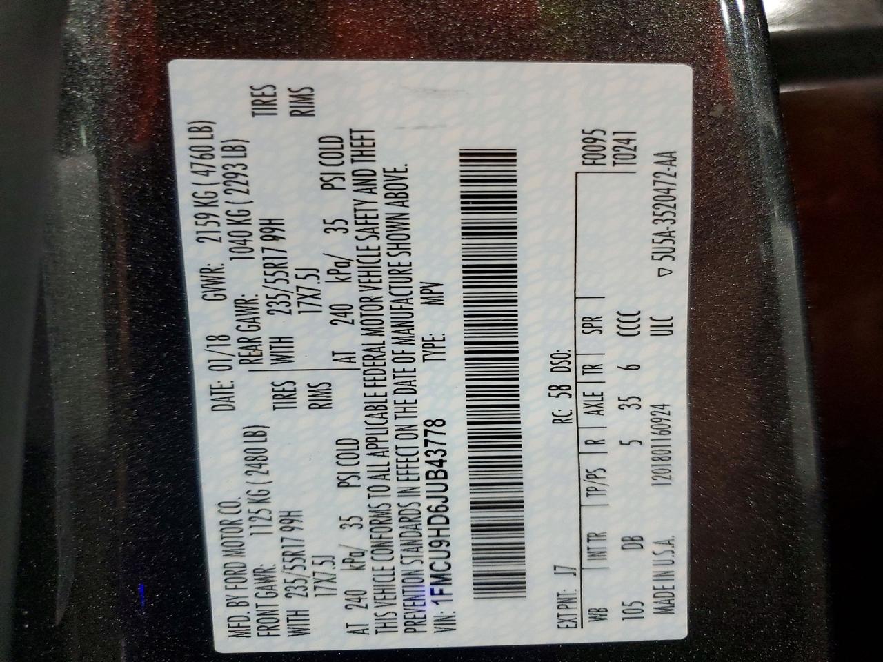 Ford Escape Sel
