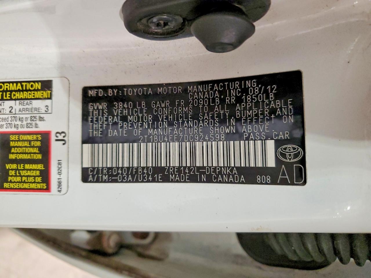 Toyota Corolla Le
