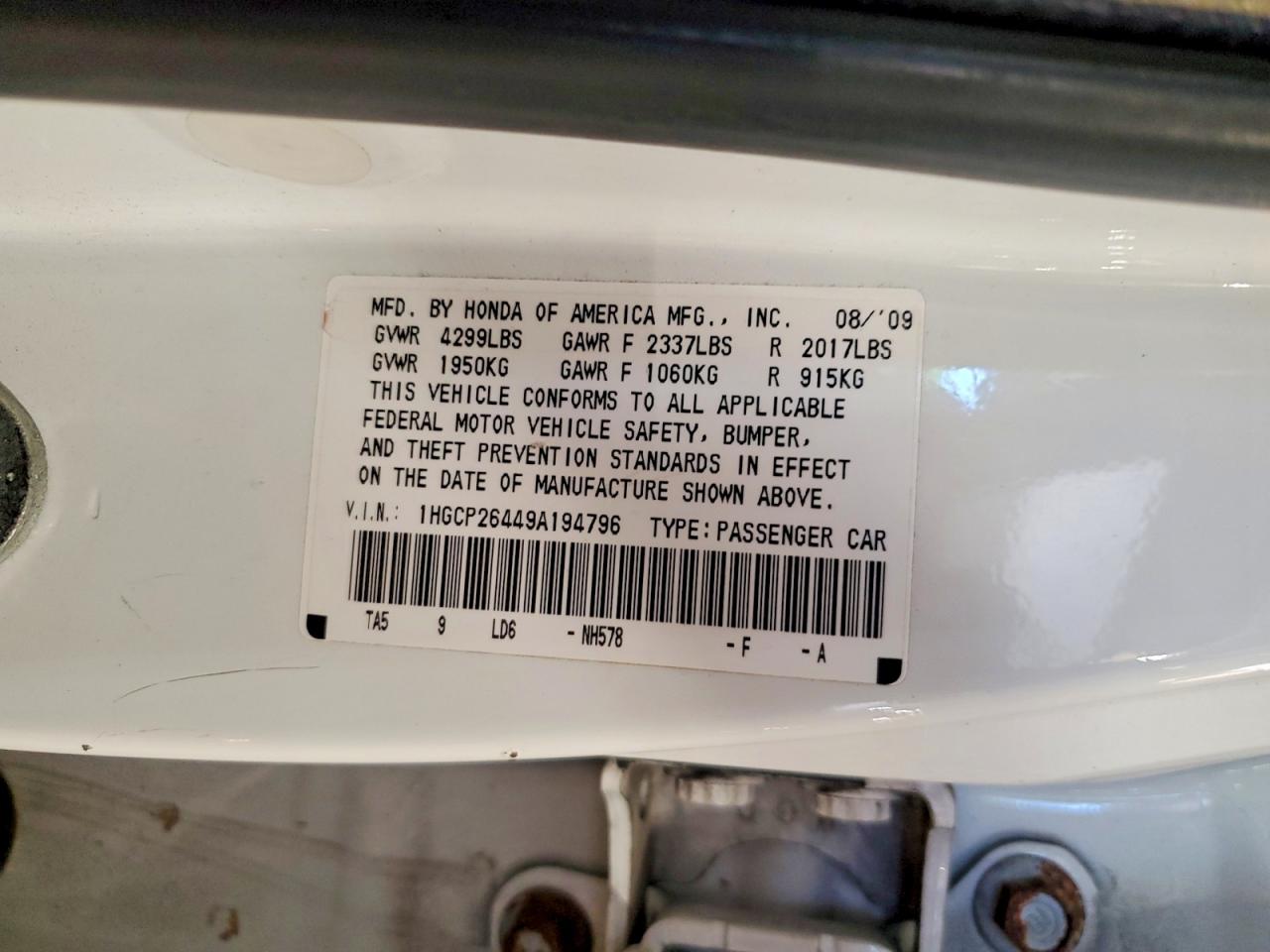 Honda Accord Lxp