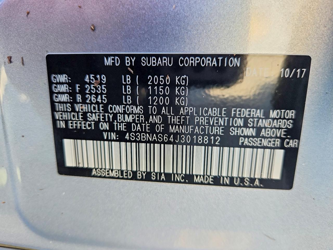 Subaru Legacy Sport