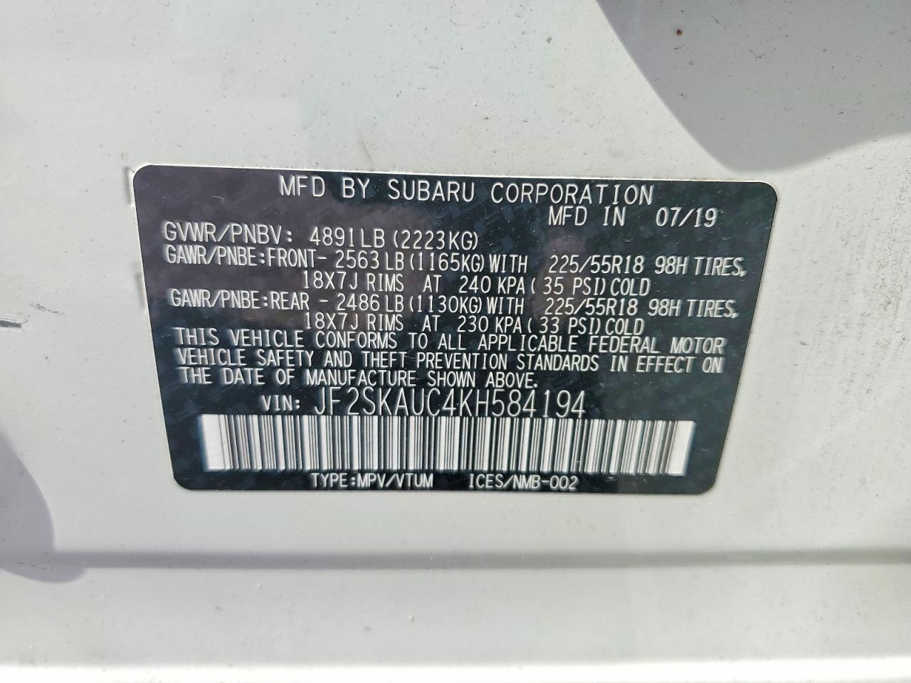 Subaru Forester Limited
