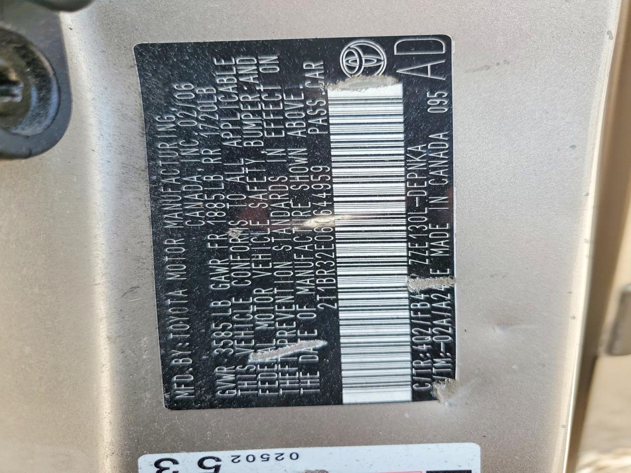 Toyota Corolla Le