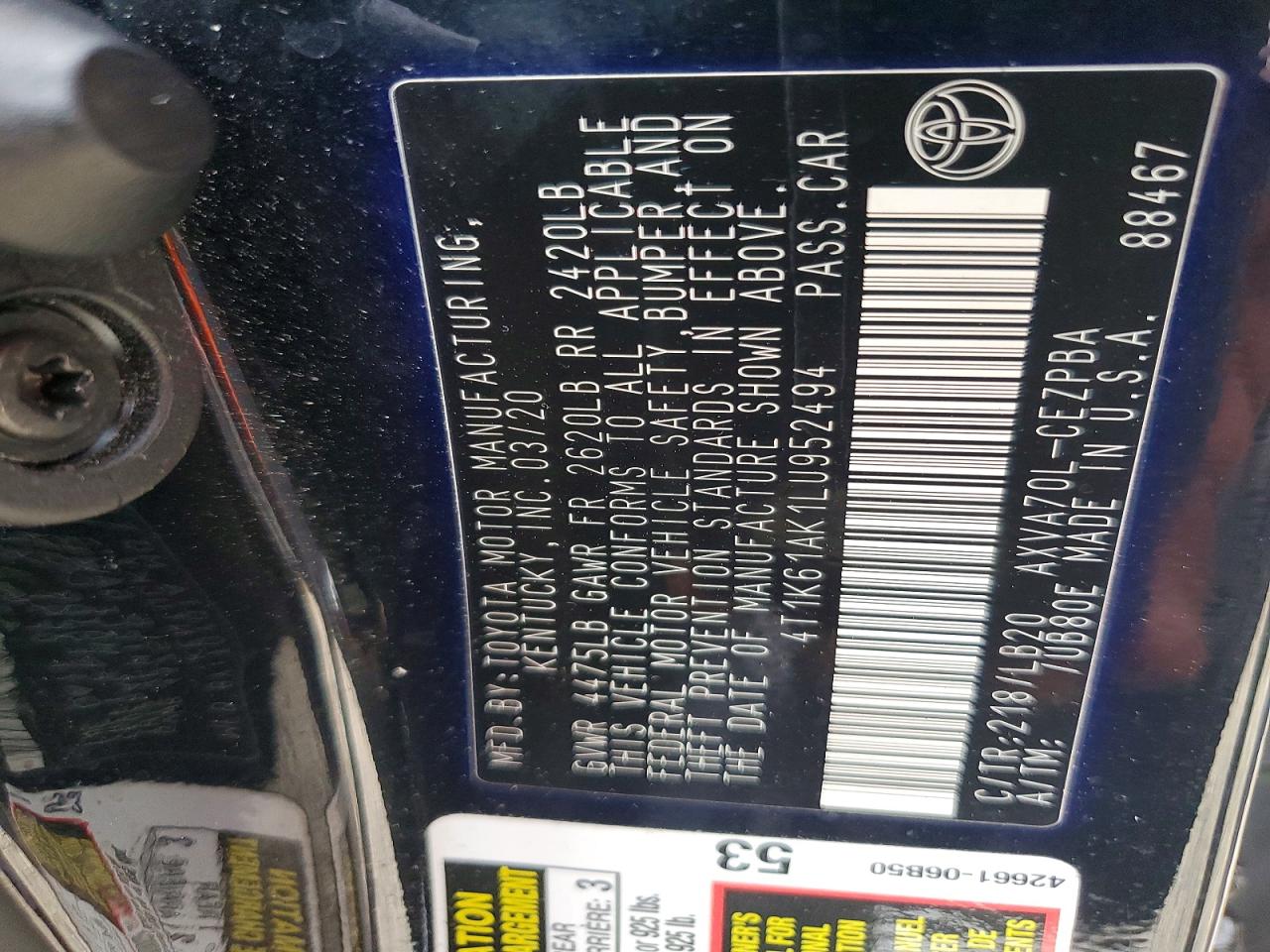 Toyota Camry Xse