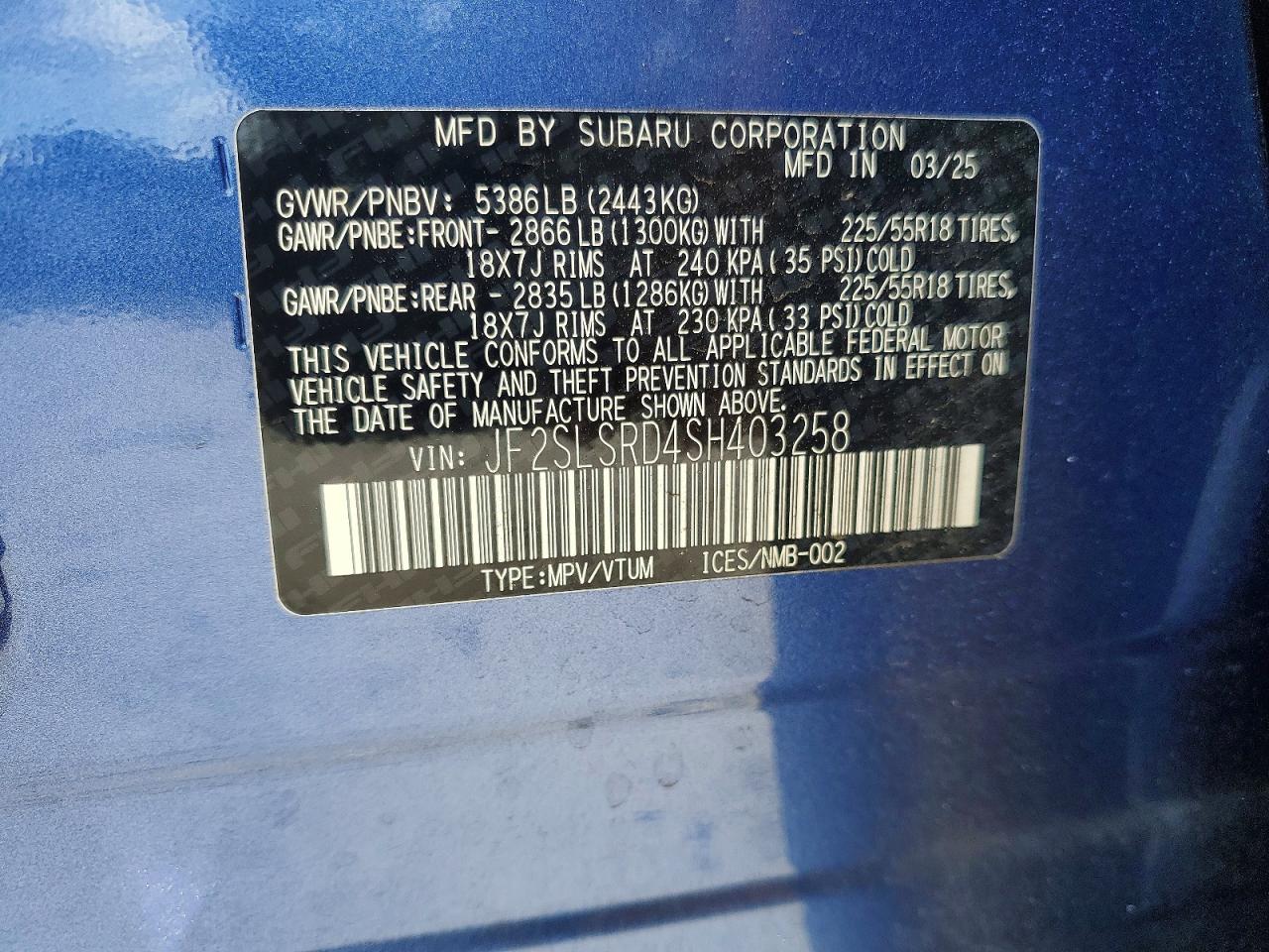 Subaru Forester Limited