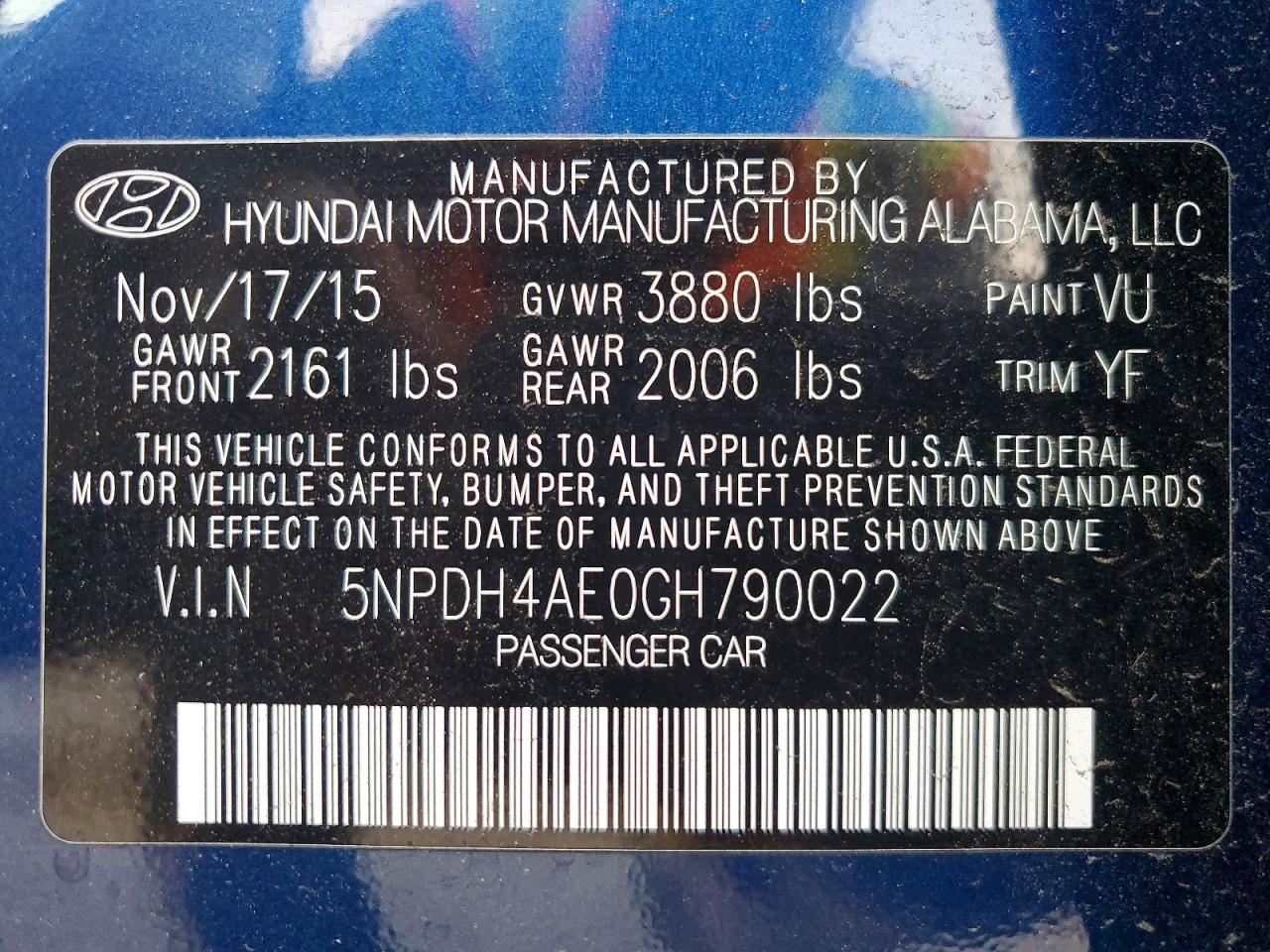 Hyundai ELANTRA Se