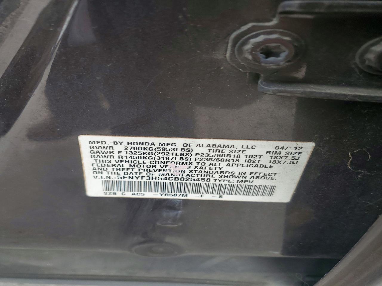 Honda Pilot Exl