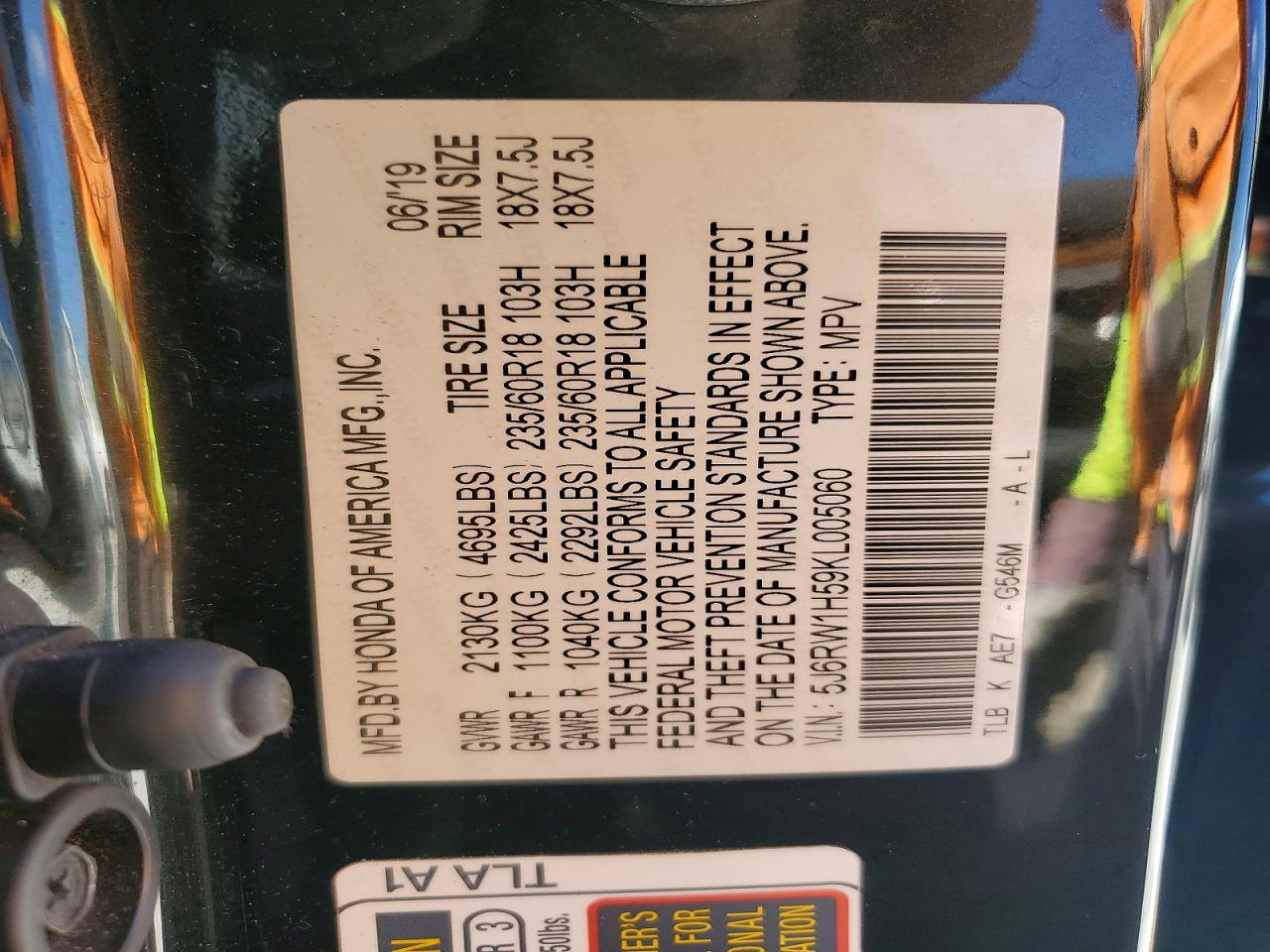 Honda Crv Ex