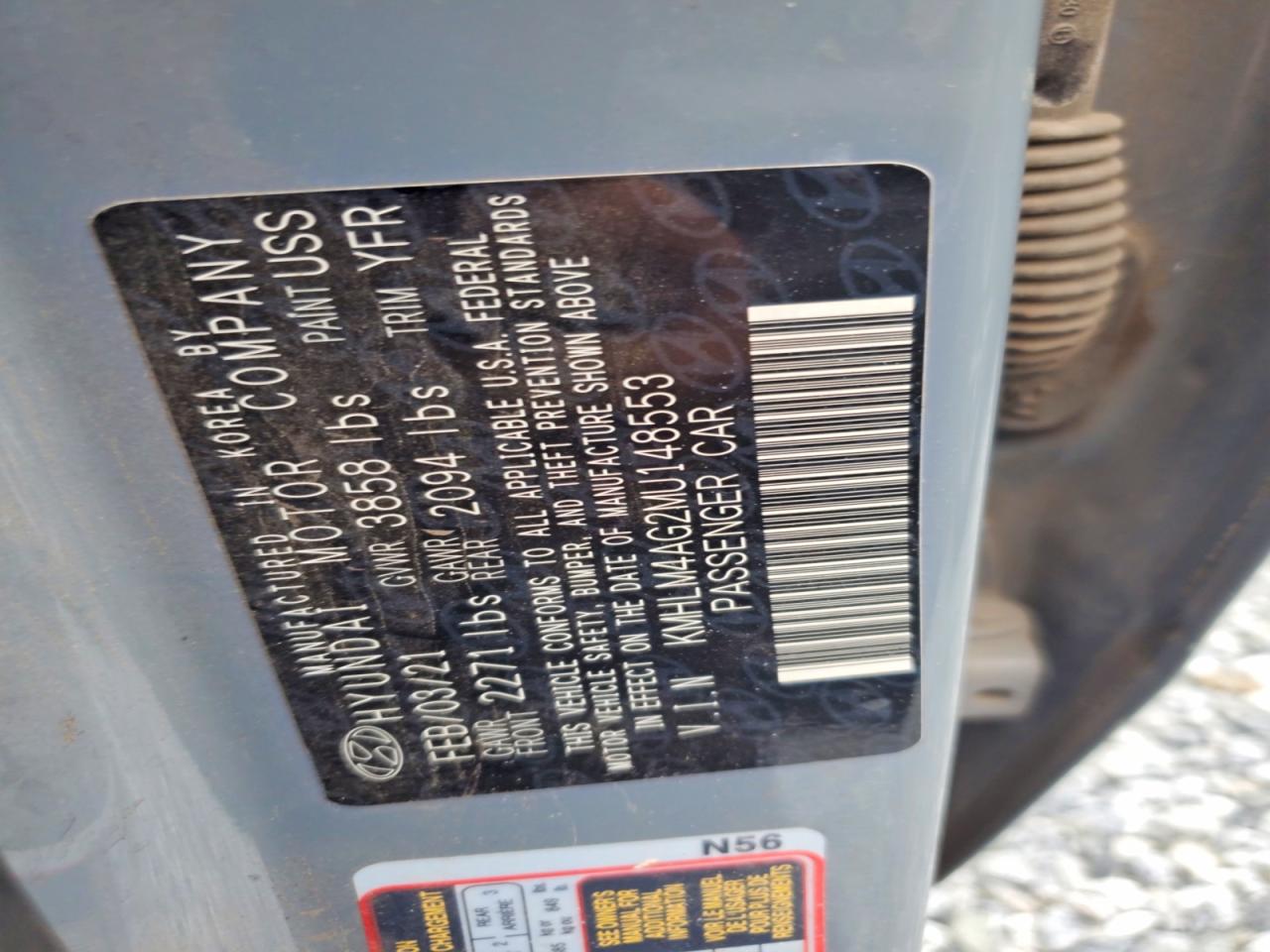 Hyundai ELANTRA Sel