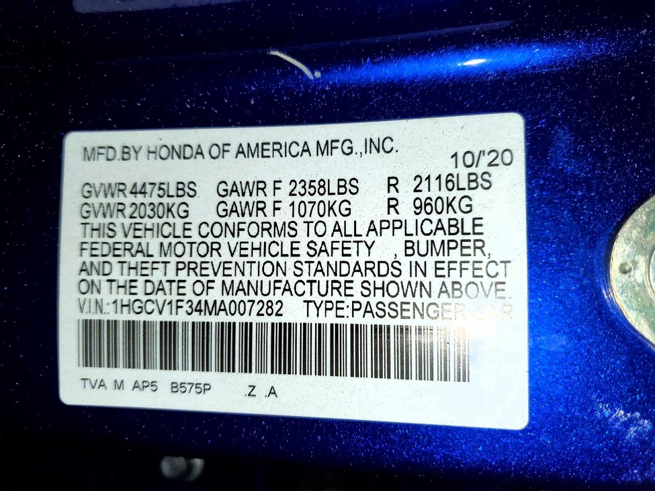 Honda Accord Sport