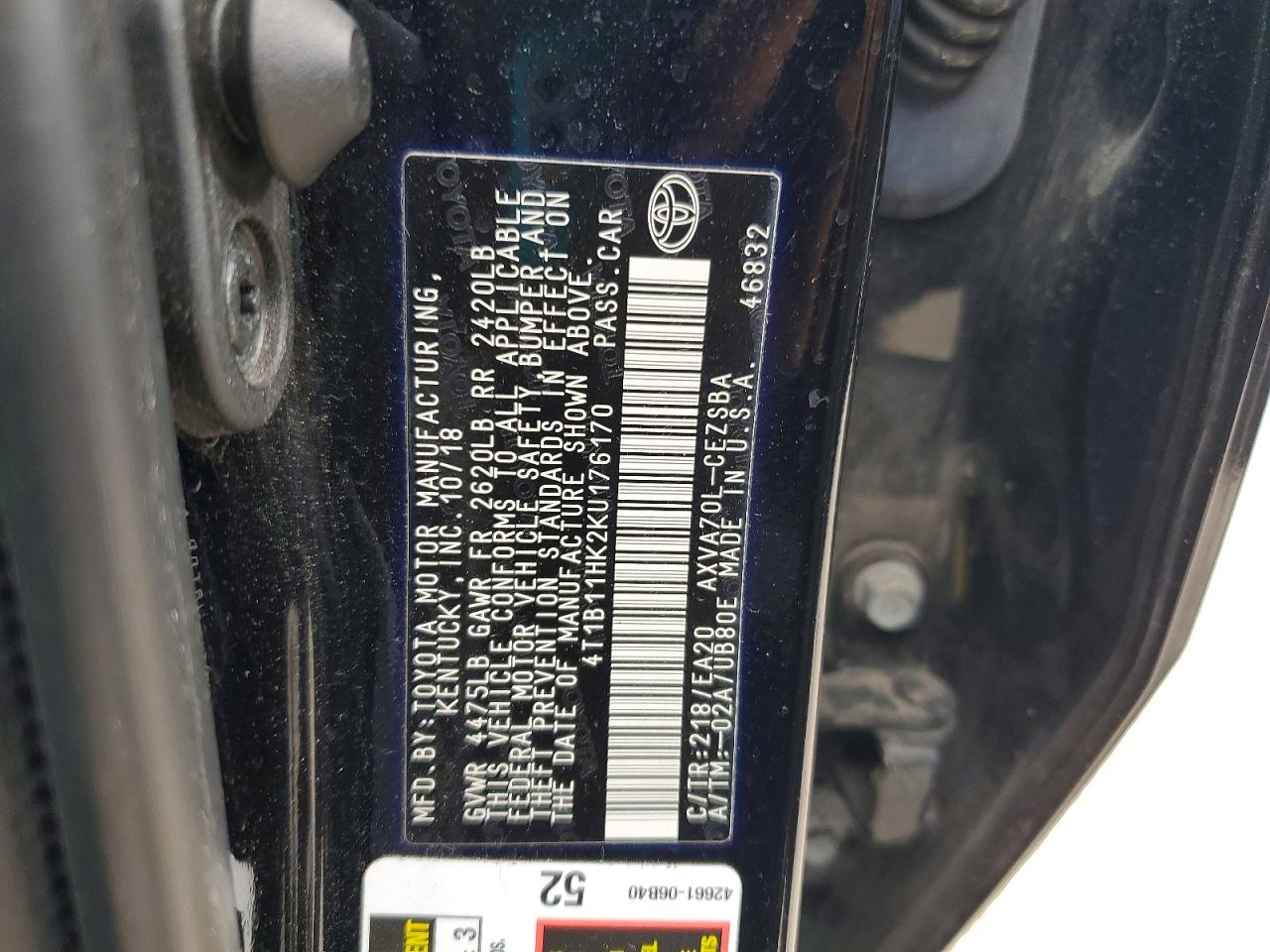 Toyota Camry Se