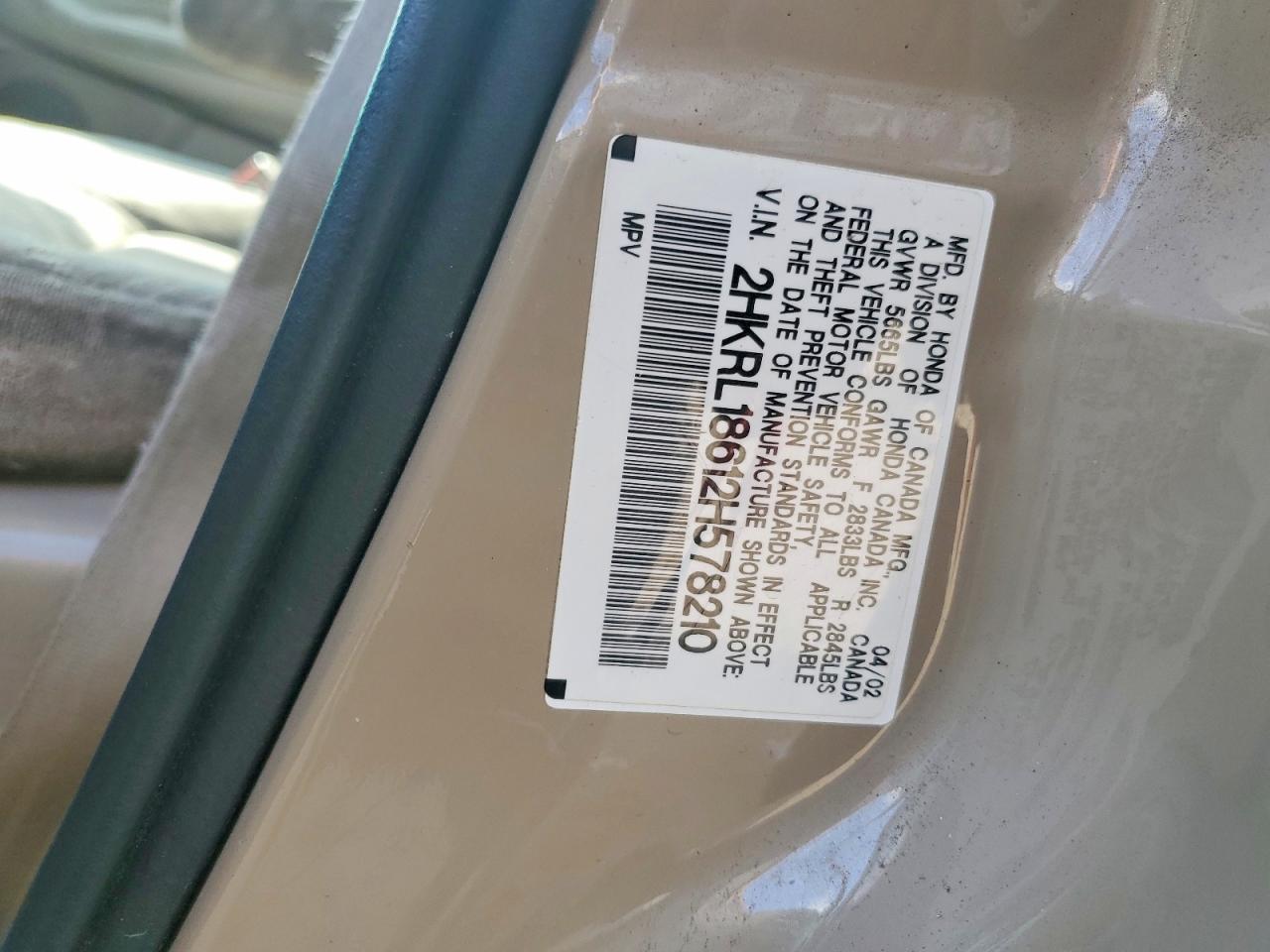 Honda Odyssey Ex