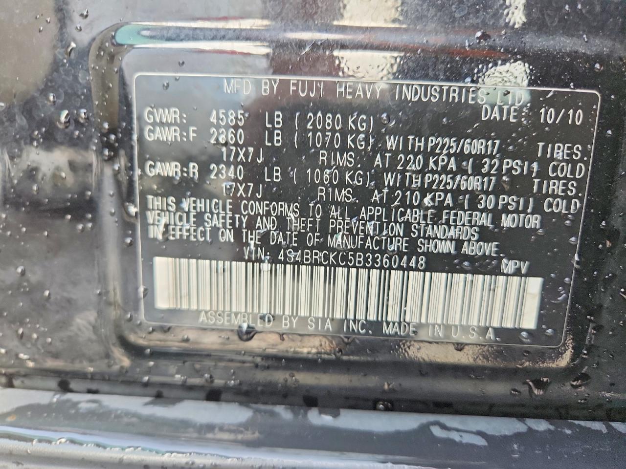 Subaru Legacy 2.5i Limited