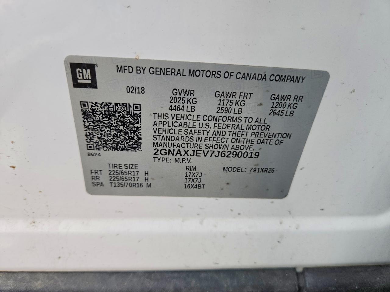 Chevrolet Equinox Lt