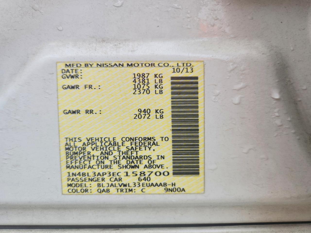 Nissan Altima 3.5 Sl