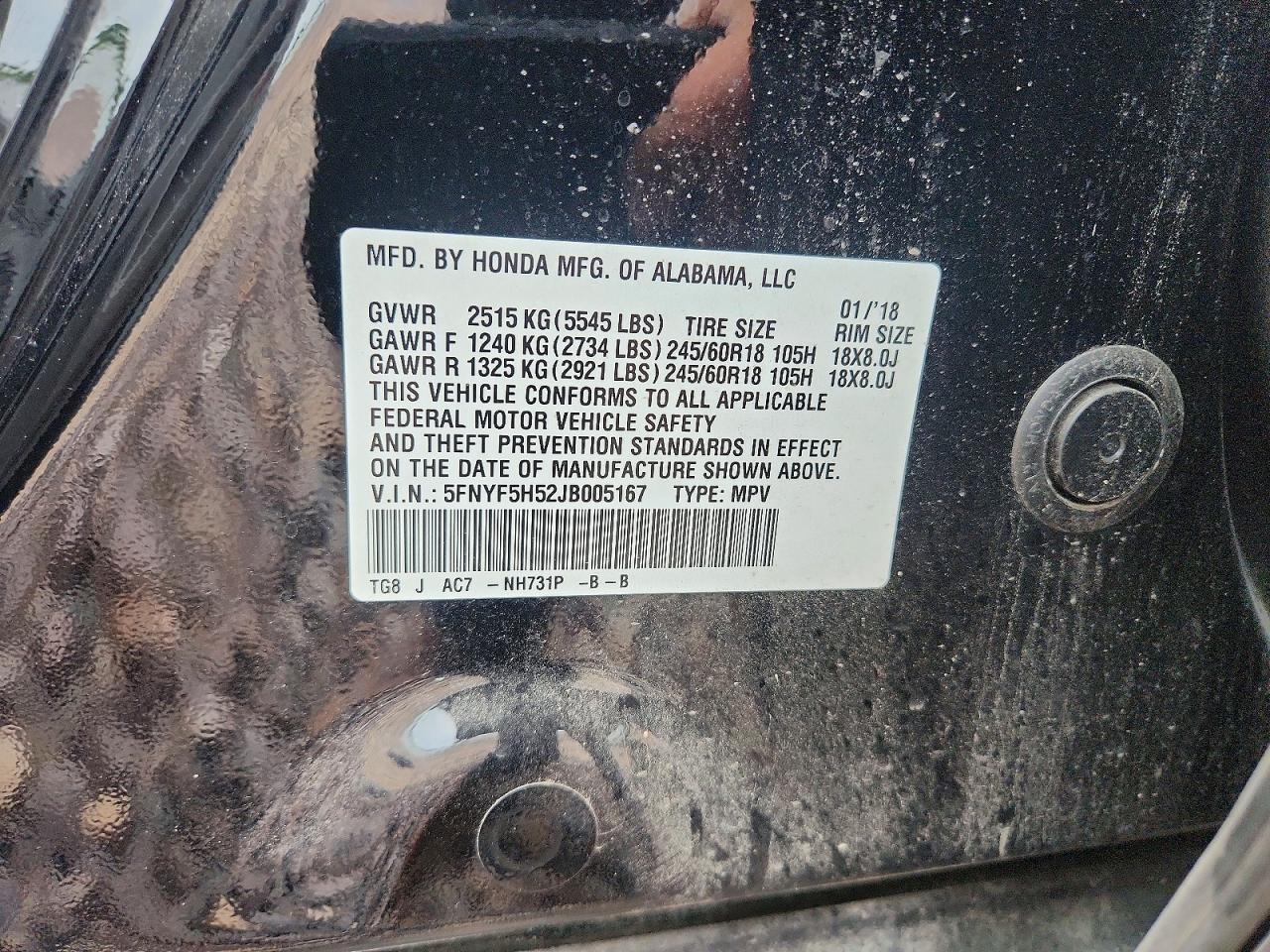 Honda Pilot Exl