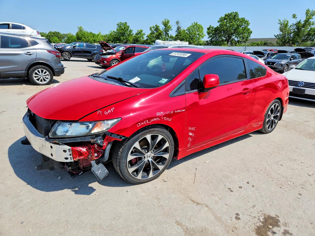 Salvage Honda Civic Image