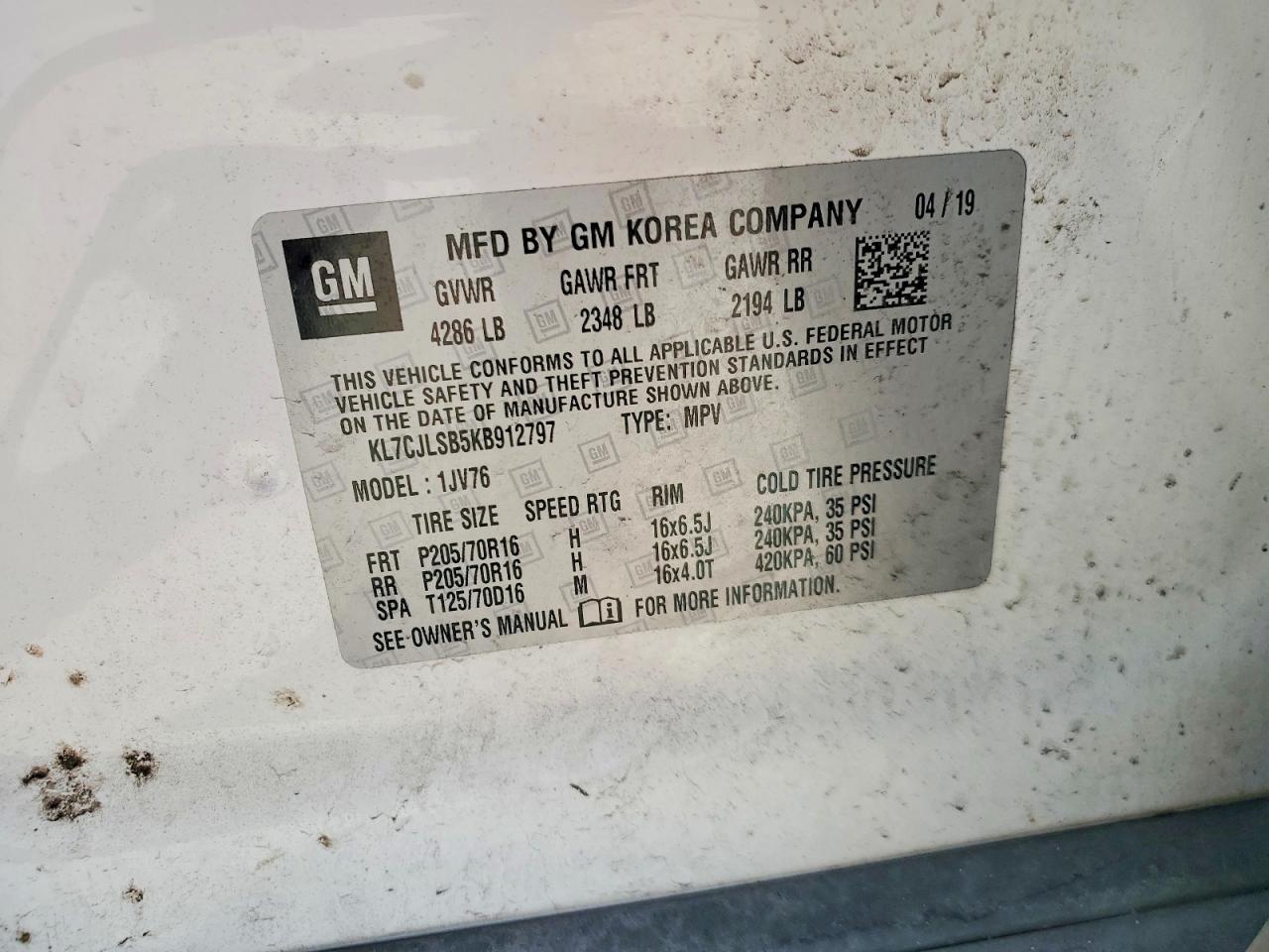 Chevrolet Trax 1lt