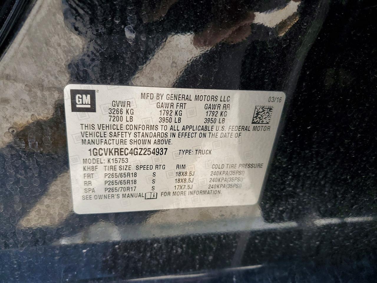 Chevrolet Silverado K1500 Lt
