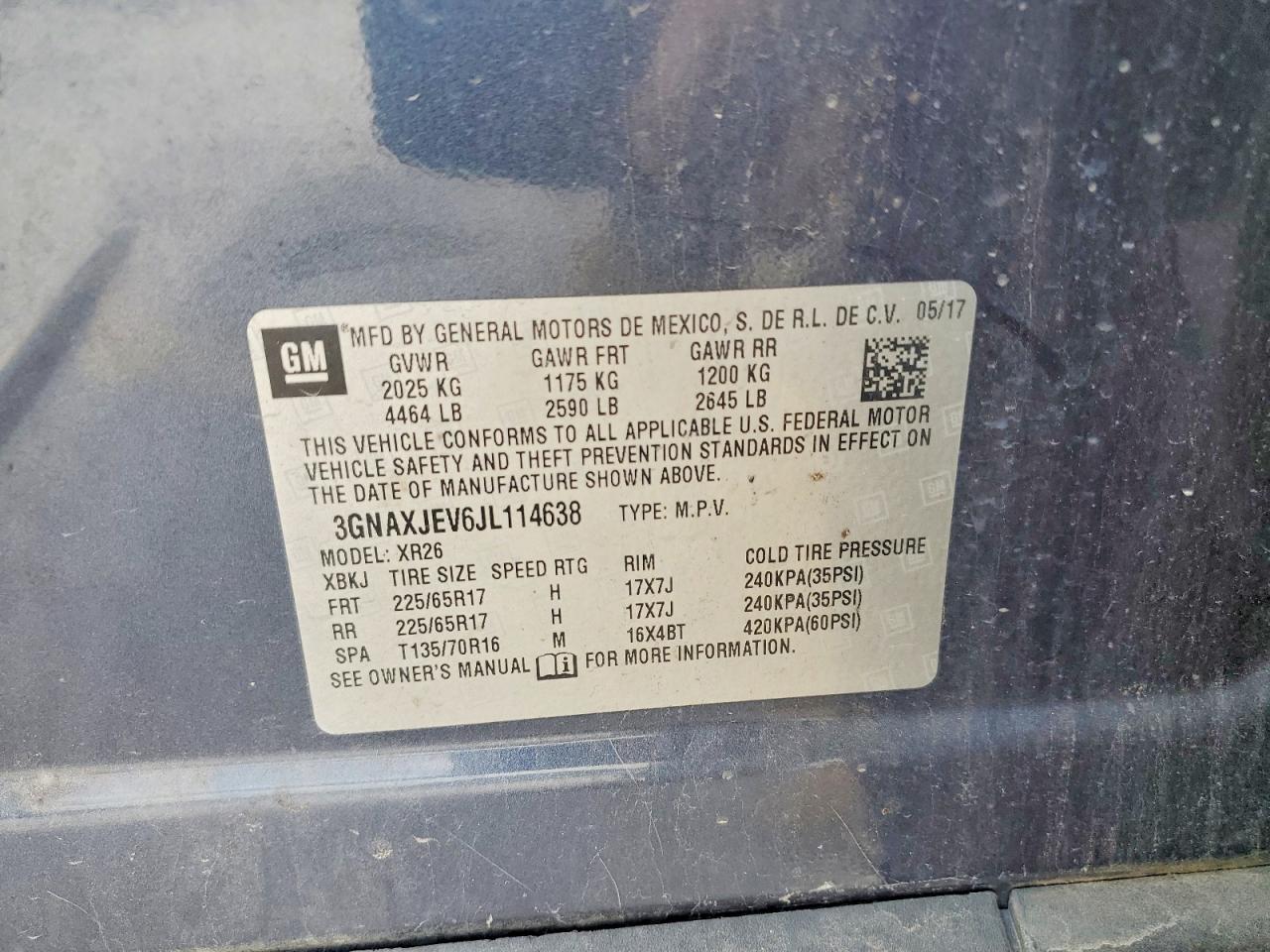 Chevrolet Equinox Lt