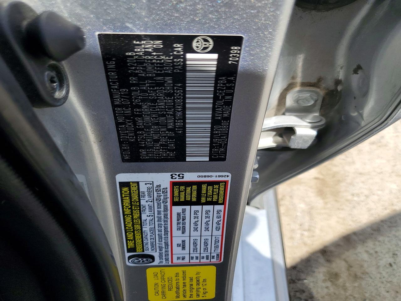 Toyota Camry Xse