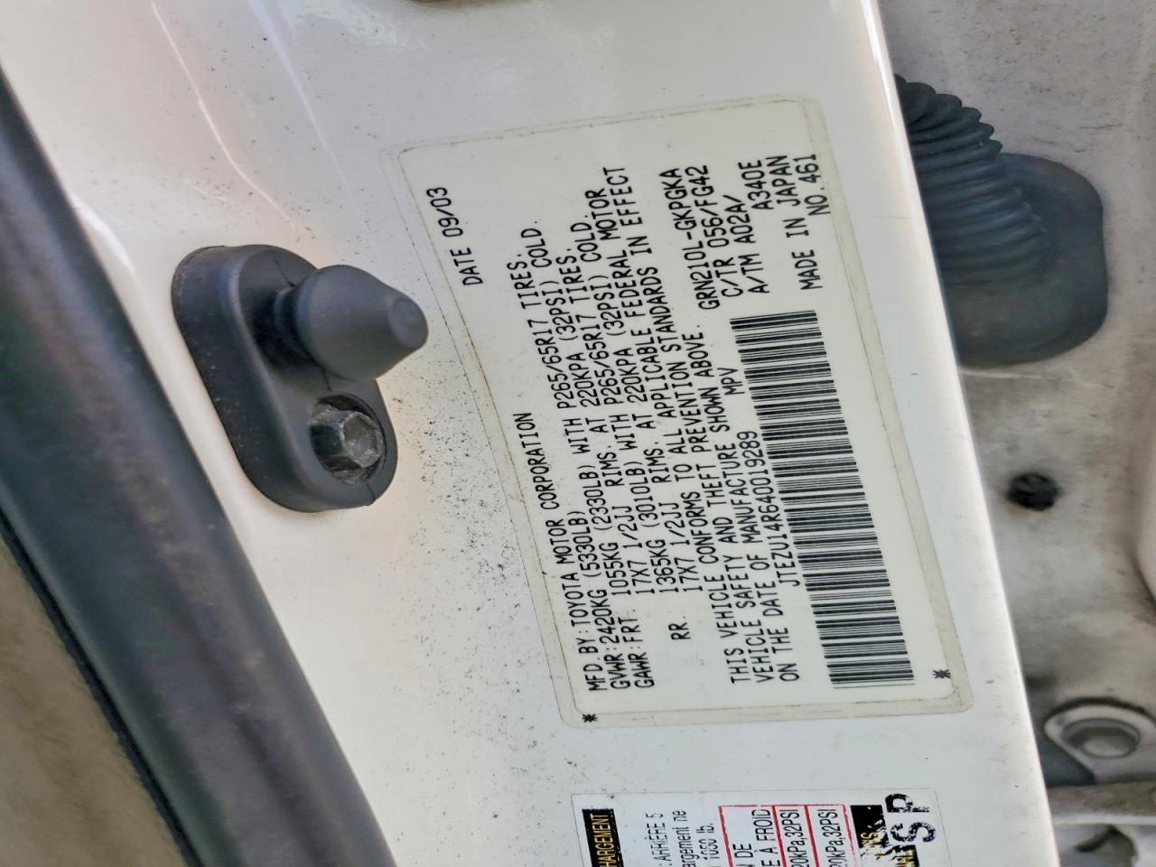 Toyota 4Runner Sr5