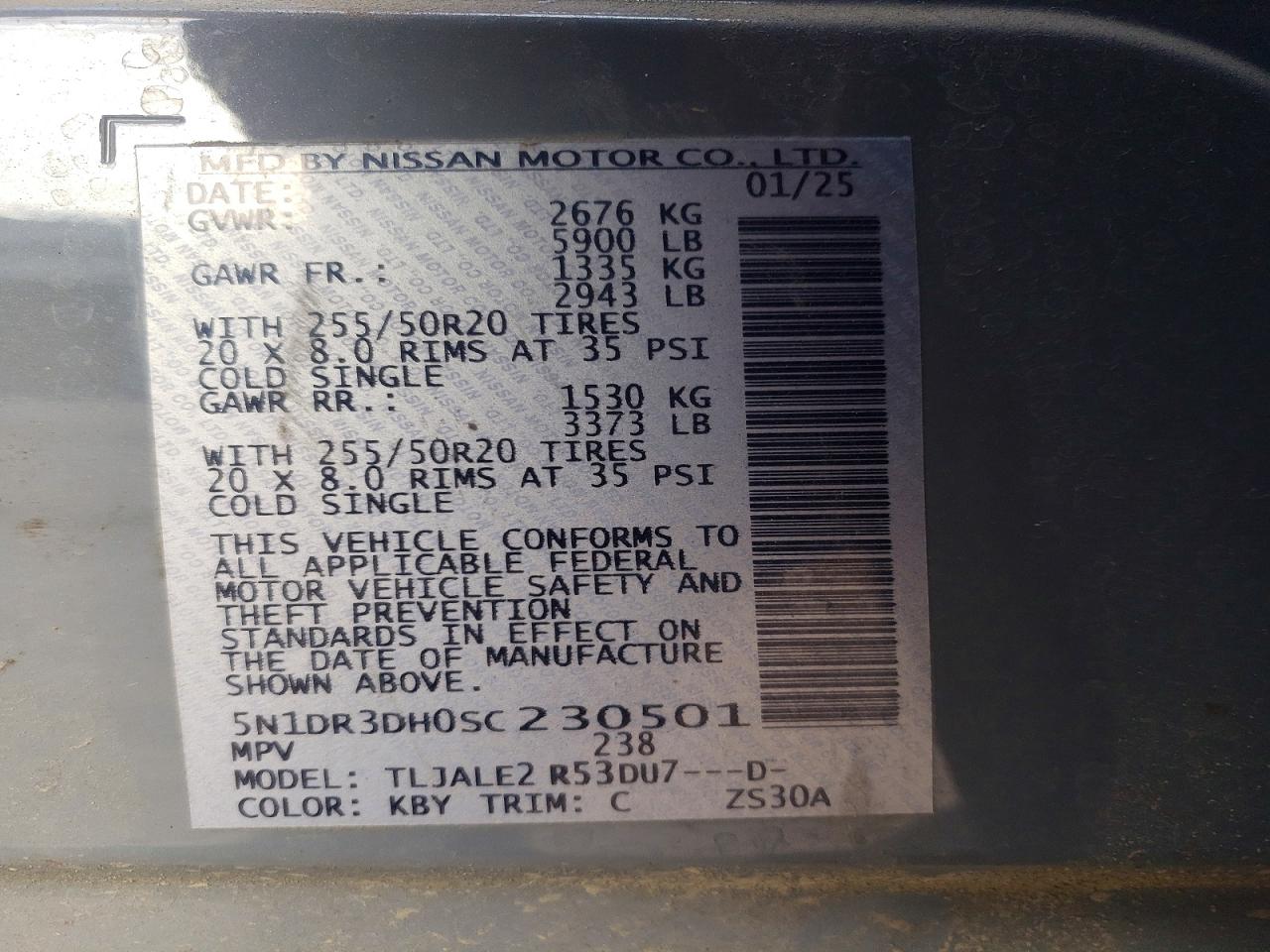 Nissan Pathfinder Platinum