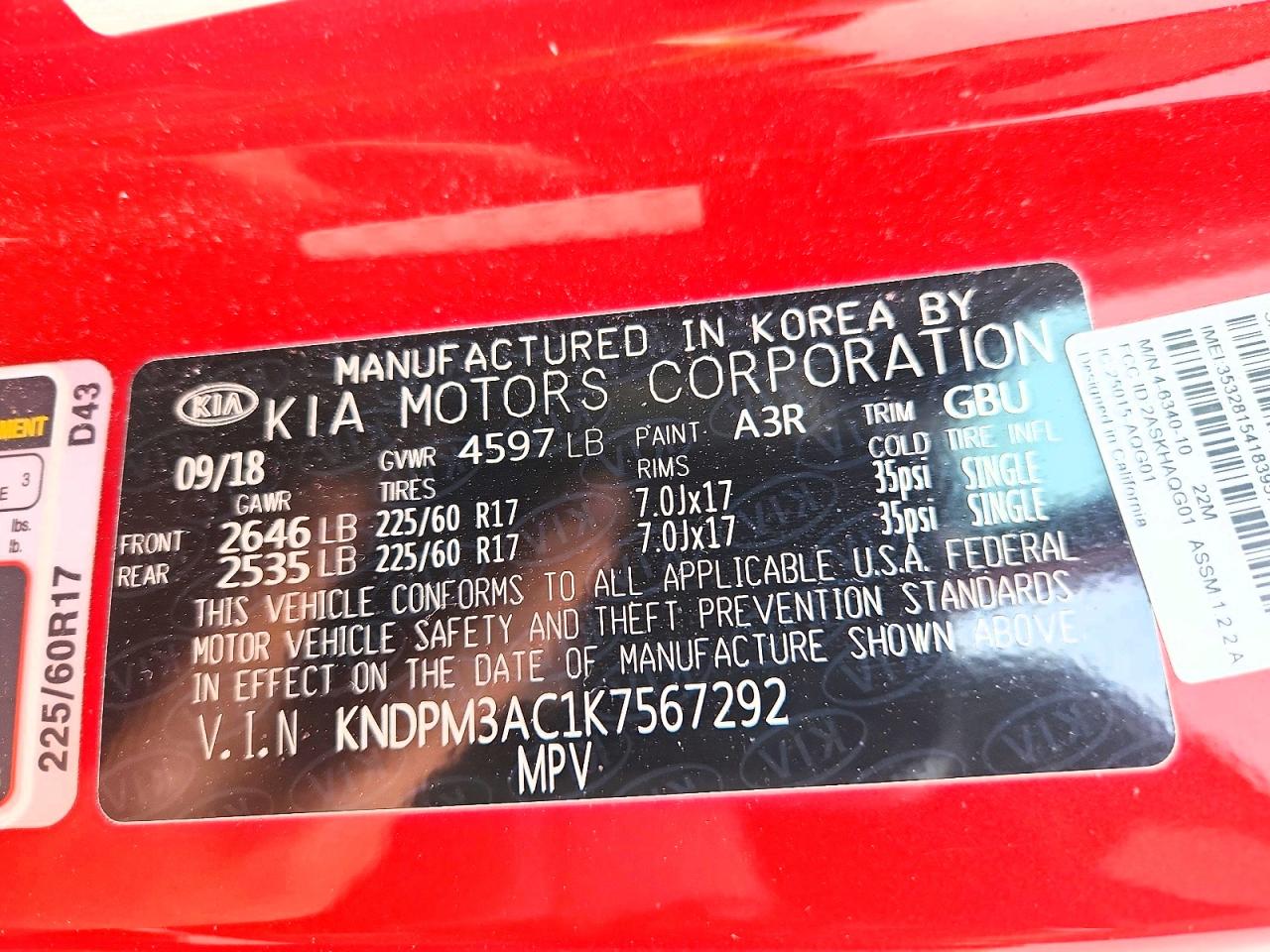 Kia Sportage Lx