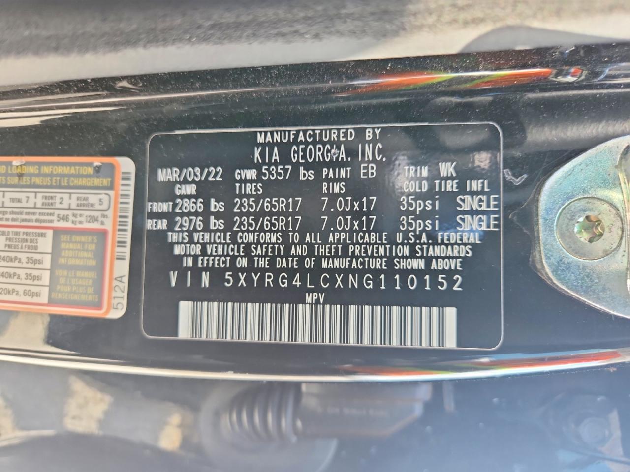 Kia Sorento Lx