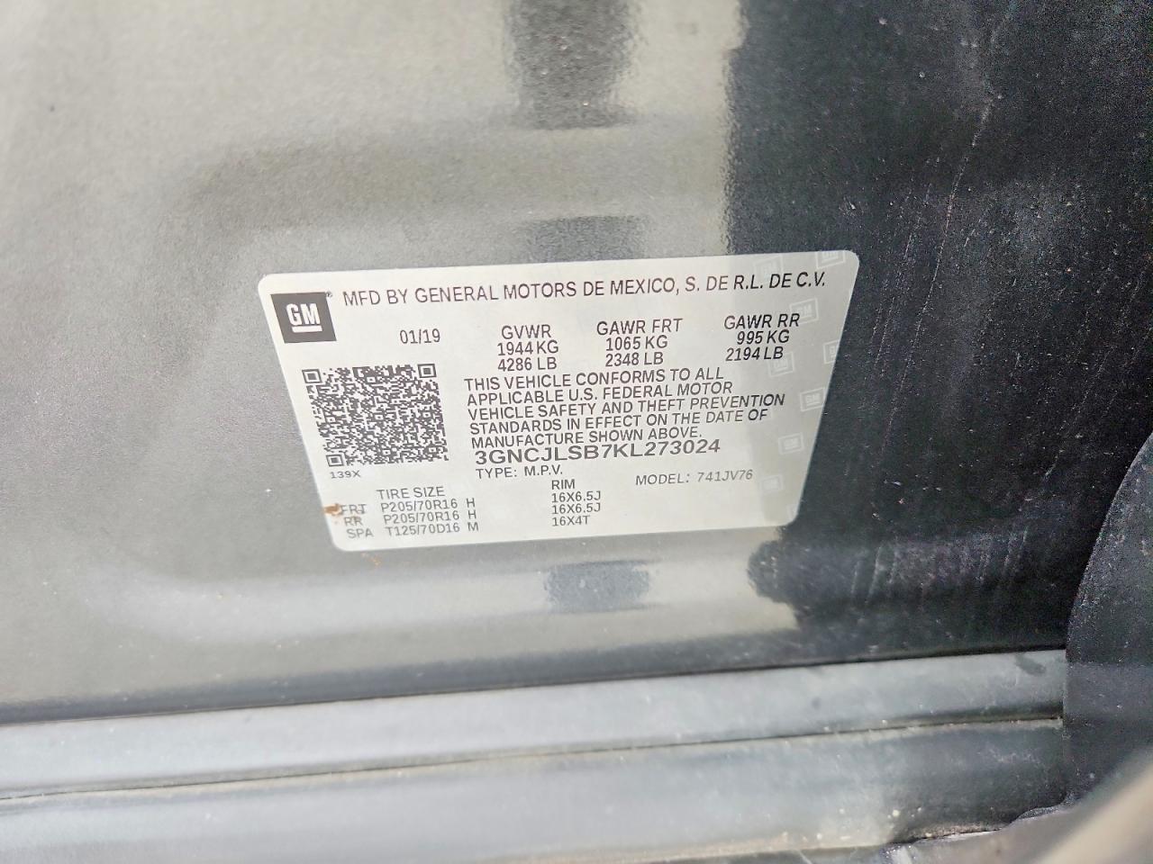Chevrolet Trax 1lt