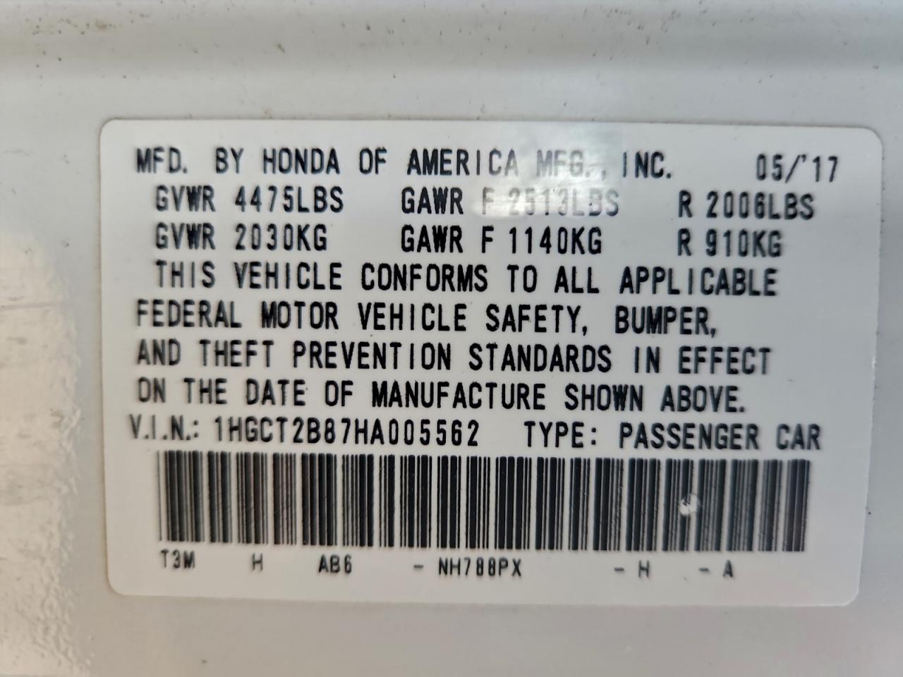 Honda Accord Exl