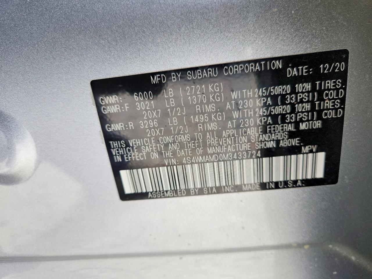 Subaru Ascent Limited
