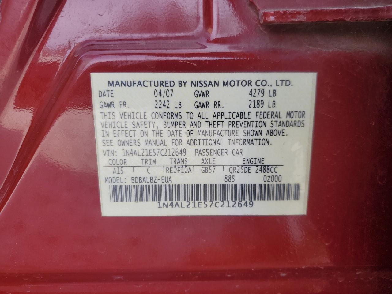 Nissan Altima 2.5