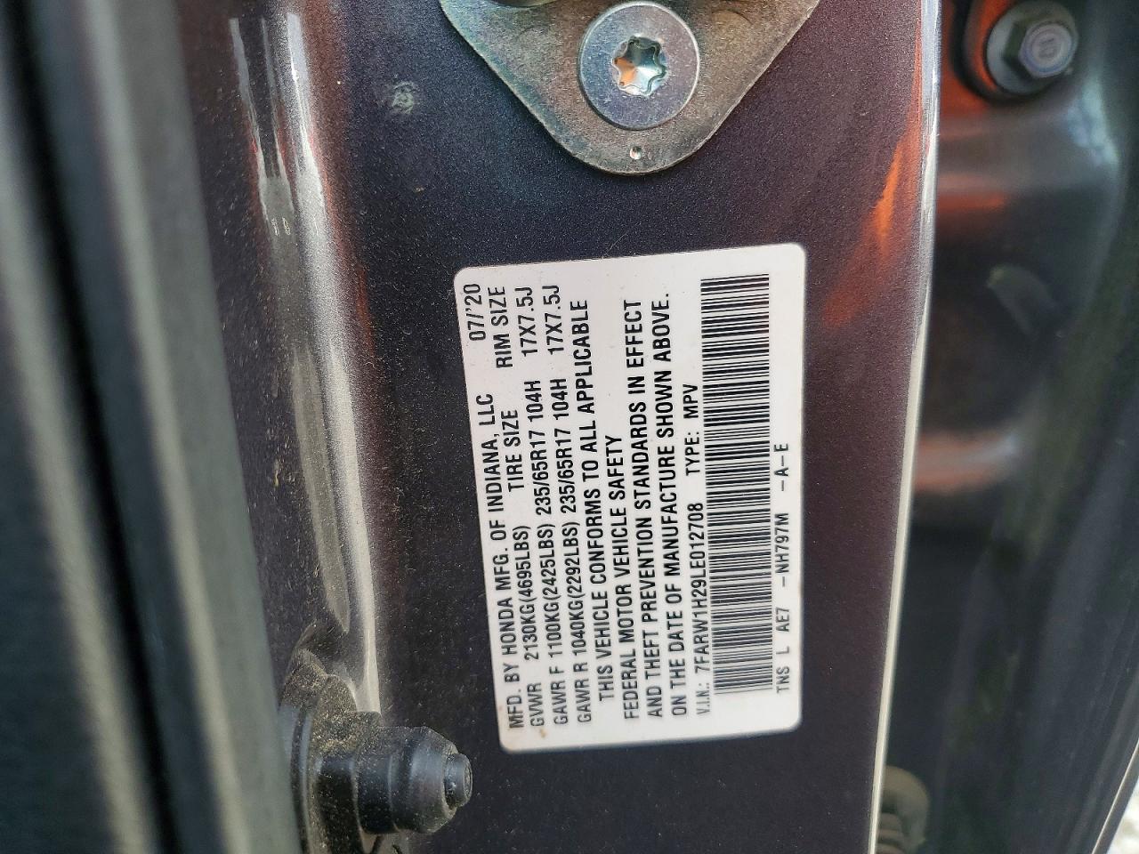 Honda Crv Lx