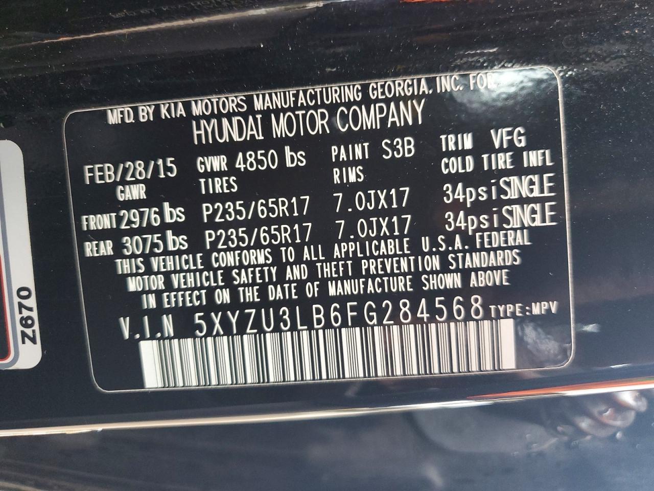 Hyundai SANTA FE 2.4l